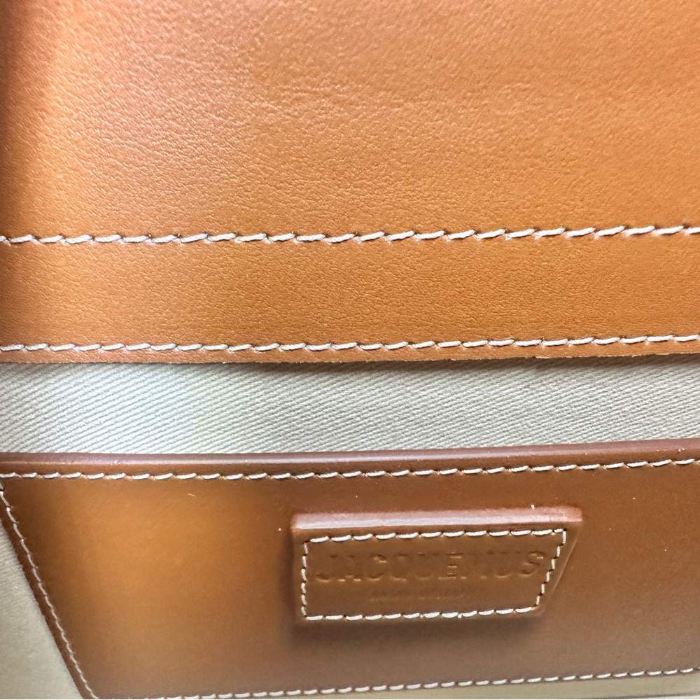 Jacquemus Le Bambino Bag – Tan Brown with Contrast Stitching (Brand New) - Picture 10 of 12